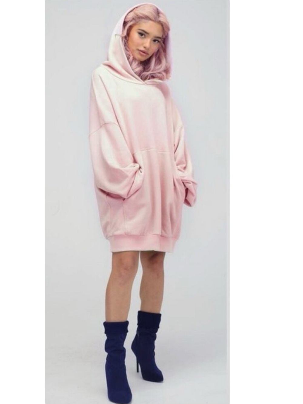 Selkie Pink Frosting Pillow Hoodie Size Small